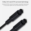 2m EMK OD4.0mm Square Port to Square Port Digital Audio Speaker Optical Fiber Connecting Cable (Black) - Image 4