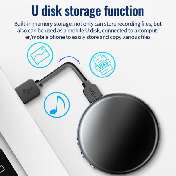 JNN M29 Portable Noise Reduction Smart Voice Control Magnetic Recorder, Memory: 4GB - Image 8