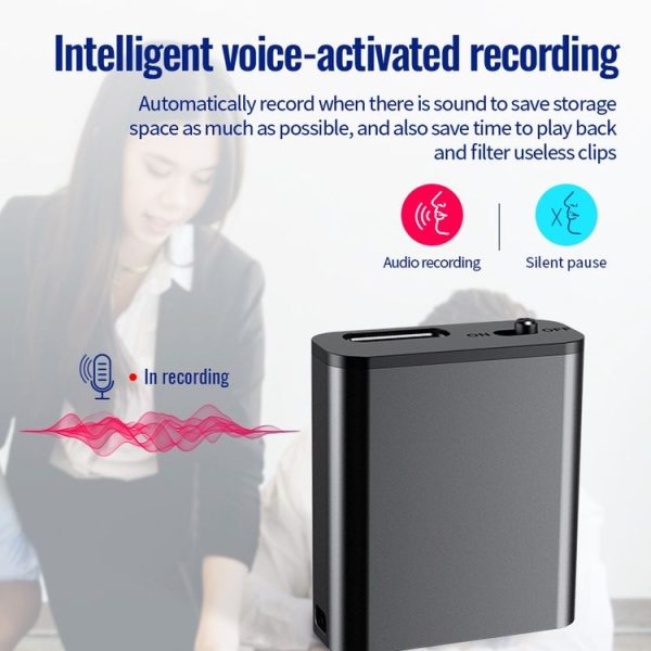 JNN Q8 Portable HD Noise Reduction Smart Voice Recorder, Memory: 4GB - Image 7
