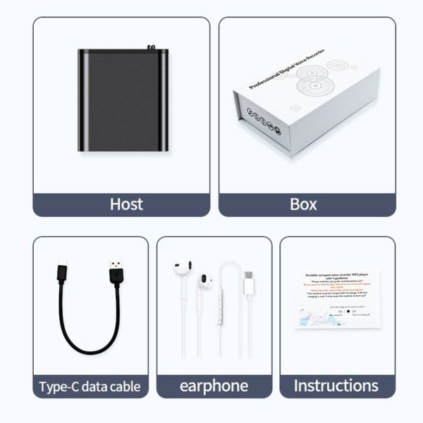 JNN Q8 Portable HD Noise Reduction Smart Voice Recorder, Memory: 4GB - Image 8