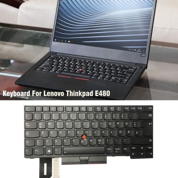 Lenovo Thinkpad E480 E485 T480s L480 German Version Laptop Keyboard - Image 6