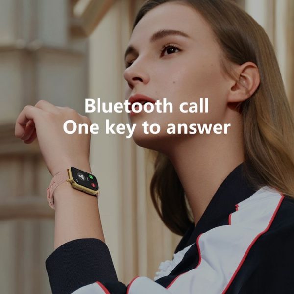 F12 2.02 inch Curved Screen Smart Watch Supports Voice Call / Blood Sugar Detection (Silver + Black) - Image 10