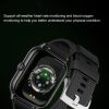 F12 2.02 inch Curved Screen Smart Watch Supports Voice Call / Blood Sugar Detection (Silver + Black) - Image 6