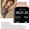 F12 2.02 inch Curved Screen Smart Watch Supports Voice Call / Blood Sugar Detection (Silver + Black) - Image 9