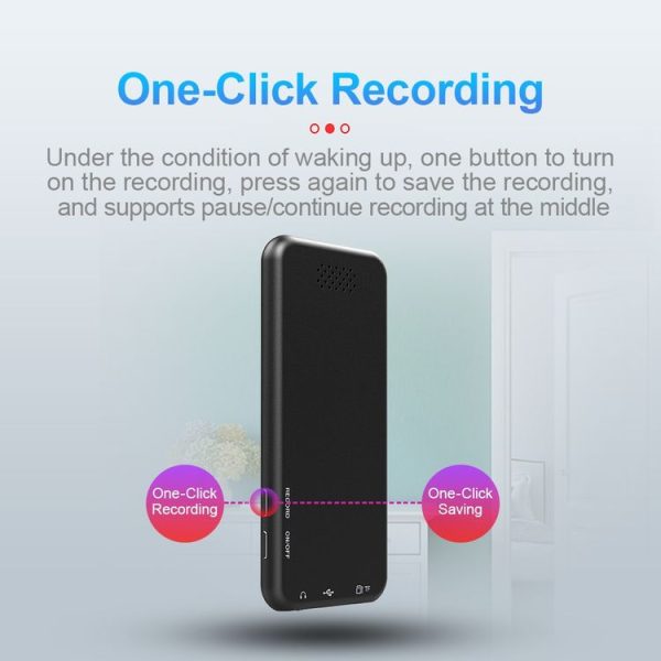 8GB M15 Multi-function Smart Voice Recorder MP3 Hifi Sound Music Player Walkman, Bluetooth Version - Image 9