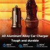JOYROOM JR-CCN05 30W PD+QC3.0 Mini Metal Car Charger (Black) - Image 7