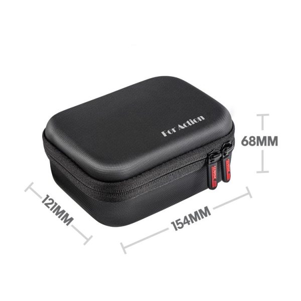 DJI Osmo Action 4 / 5 Pro STARTRC Portable PU Storage Box Case Standard Kit (Black) - Image 3