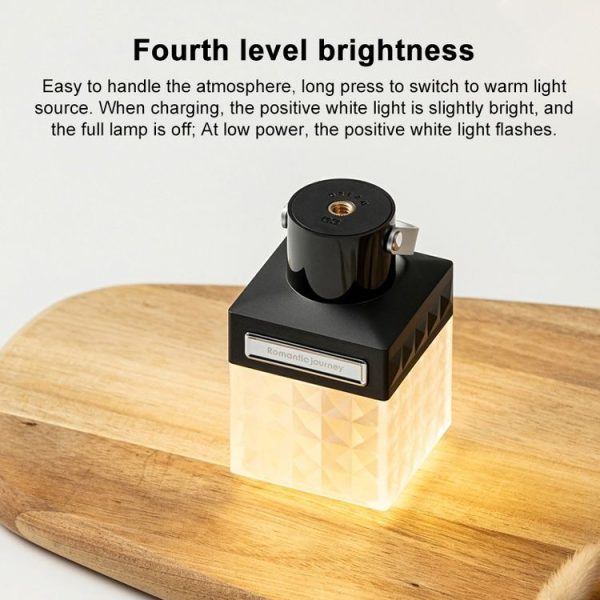 Outdoor Portable LED Camping Light Rechargeable Emergency Light (Black) - Image 5