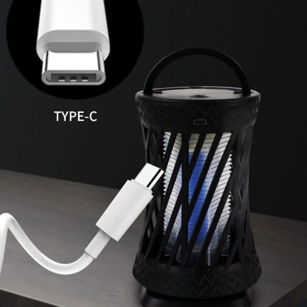 Household UV Light Touch Mosquito Repellent Lamp, Plug-in (Black) - Image 4
