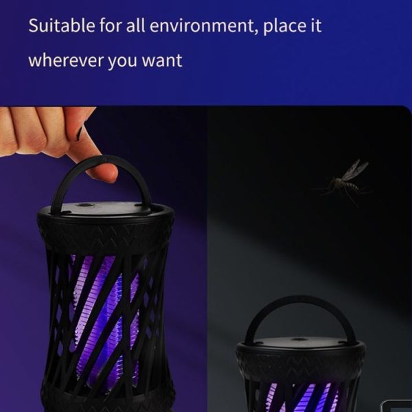 Household UV Light Touch Mosquito Repellent Lamp, Plug-in (Black) - Image 6