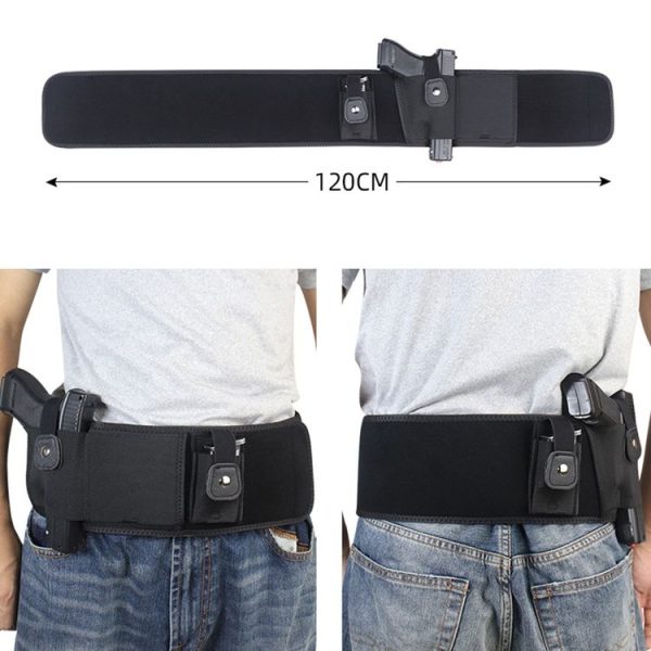 Elastic Outdoor Hidden Waist Belt, Size: 40 inch Right Hand - Image 2