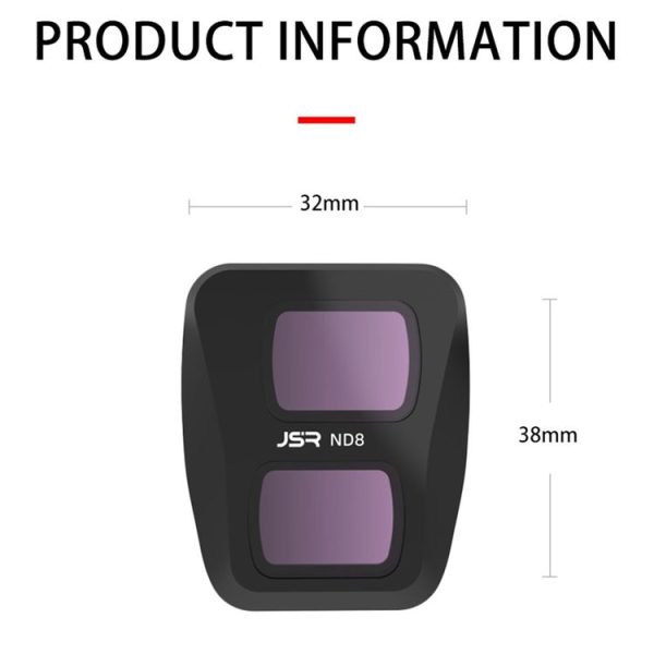 DJI Air 3 JSR KB Series Drone Lens Filter, Filter: MCUV - Image 6