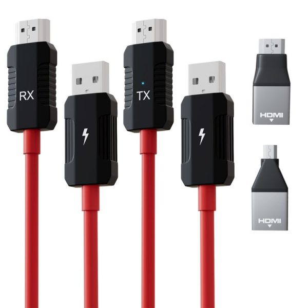 THT-020-8-2 4 in 1 HDMI Transmitter Wireless Screen Sharer Set (Black) - Image 2