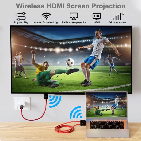 THT-020-8-2 4 in 1 HDMI Transmitter Wireless Screen Sharer Set (Black) - Image 3