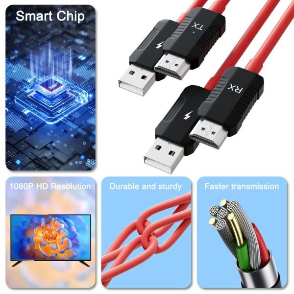 THT-020-8-2 4 in 1 HDMI Transmitter Wireless Screen Sharer Set (Black) - Image 4