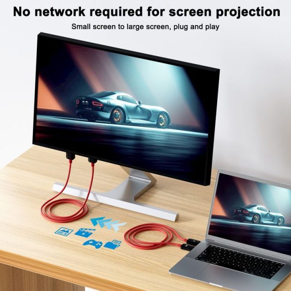 THT-020-8-2 4 in 1 HDMI Transmitter Wireless Screen Sharer Set (Black) - Image 5
