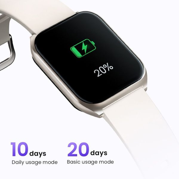 Original Xiaomi Youpin Haylou LS02 Pro Smart Watch, 1.85 inch Screen Silicone Strap, Support 100 Sport Modes / Health Monitoring (White) - Image 10
