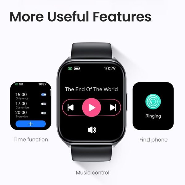 Original Xiaomi Youpin Haylou LS02 Pro Smart Watch, 1.85 inch Screen Silicone Strap, Support 100 Sport Modes / Health Monitoring (White) - Image 11