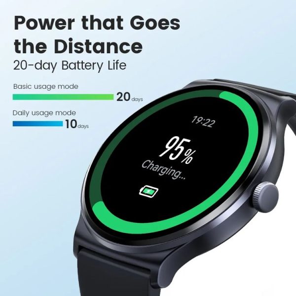 Original Xiaomi Youpin Haylou Solar Lite Smart Watch, 1.38 inch Screen Silicone Strap, Support 100 Sport Modes / Health Monitoring (Blue) - Image 9