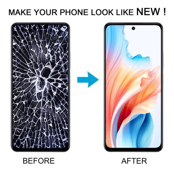 OPPO A2 5G OEM LCD Screen Digitizer Full Assembly with Frame - Image 6