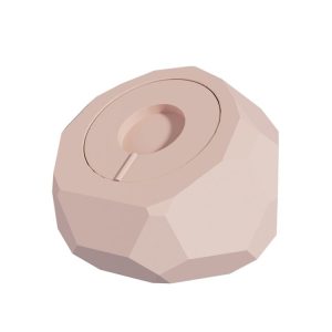 Diamond-shaped 2 in 1 Wireless Charging Silicone Base (Pink)