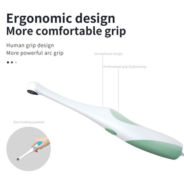 AN109 6LEDs 1080P 3 in 1 Visible Oral Endoscope (Green) - Image 5