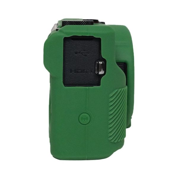 Canon PowerShot G7 X Mark III / G7X3 Soft Silicone Protective Case with Lens Cover (Green) - Image 5