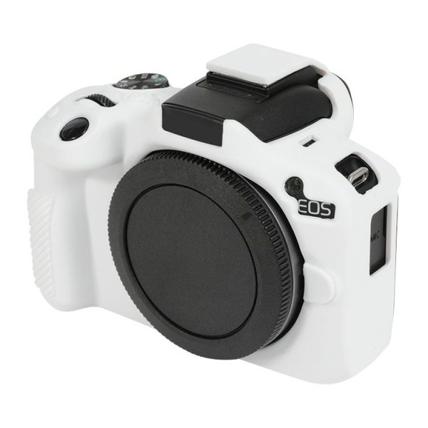 Canon EOS R50 Soft Silicone Protective Case (White) - Image 4
