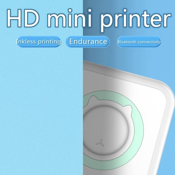 C15 Portable Multifunction Mini Printer Support OCR Text Scanning (Pink) - Image 2