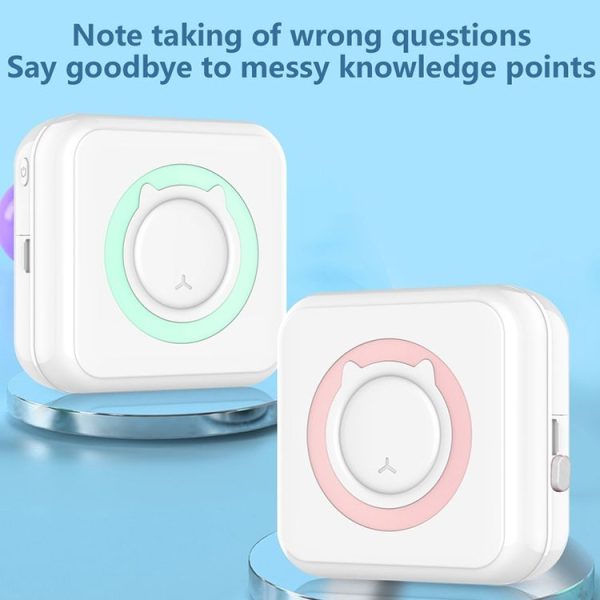 C15 Portable Multifunction Mini Printer Support OCR Text Scanning (Pink) - Image 5