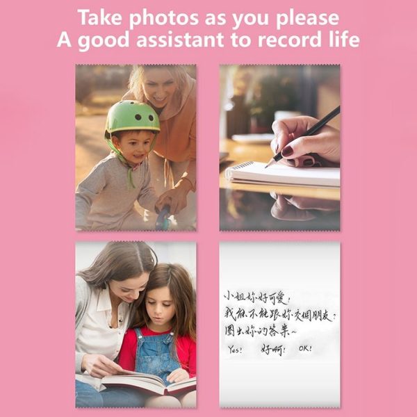C15 Portable Multifunction Mini Printer Support OCR Text Scanning (Pink) - Image 7