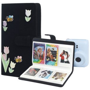 3 inch 96 Sheets Photo Album Felt Album (Tulip)