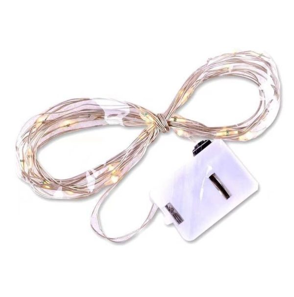 Gift Bag Transparent Packaging Bag, Green Ribbon+Hanging Tag+Lafite Grass, Size: L - Image 2