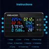 KWS-AC301-100A 50-300V AC Digital Current Voltmeter with Opening Transformer (Black) - Image 7