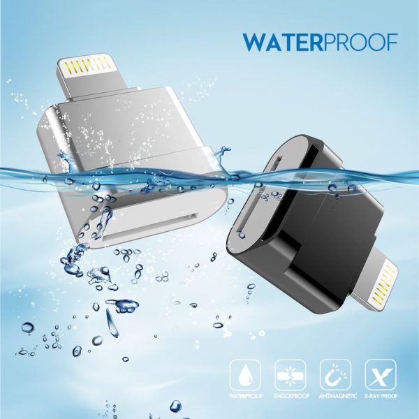 MicroDrive 8pin To TF Card Adapter Mini iPhone & iPad TF Card Reader (Silver) - Image 8