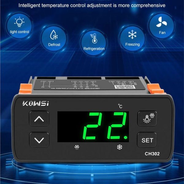 KWS-CH302 Intelligent Dual Sensor Temperature Controller - Image 7