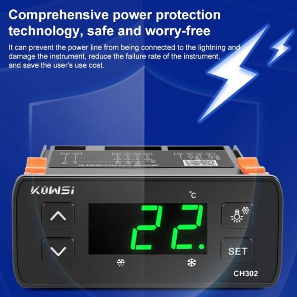 KWS-CH302 Intelligent Dual Sensor Temperature Controller - Image 8