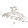 Anti-slip Plastic Seamless Clothing Hanger Random Color - Image 2