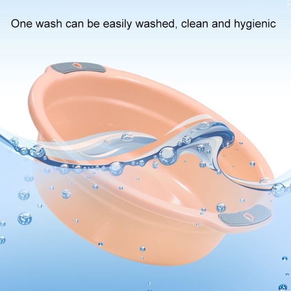 Household Hanging Thickened Double-ear Anti-slip Wash Basin Random Color Small - Image 5
