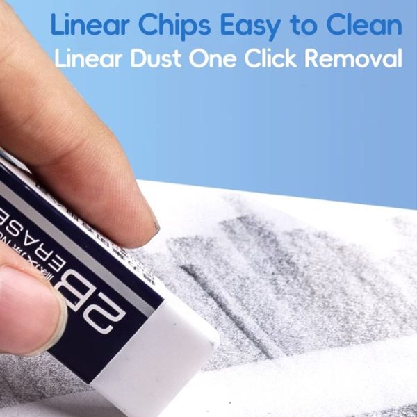 Deli 7536A Children Art Eraser 2B Eraser Drawing Test Eraser - Image 3