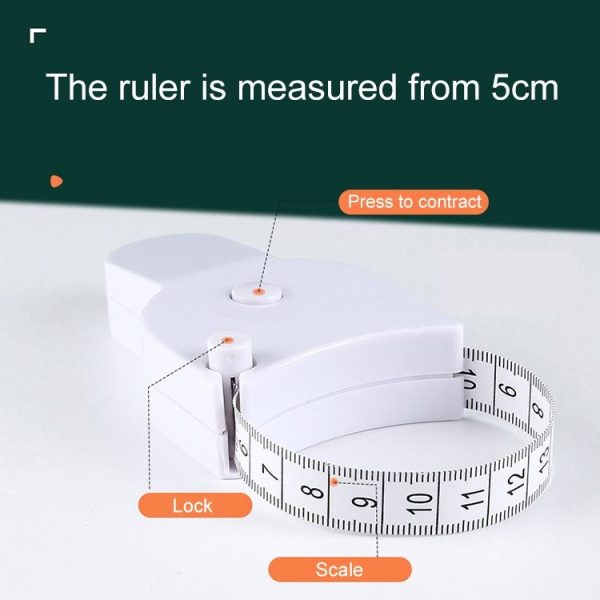 Automatic Precision Waist Measurement Ruler Random Color - Image 6