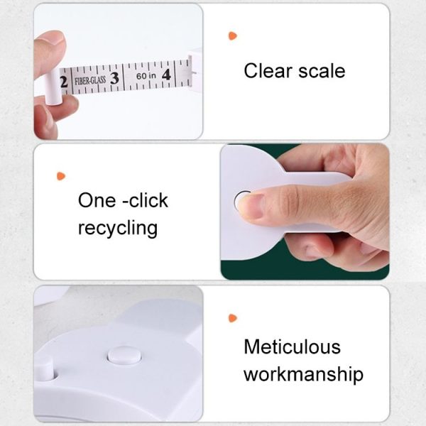 Automatic Precision Waist Measurement Ruler Random Color - Image 7