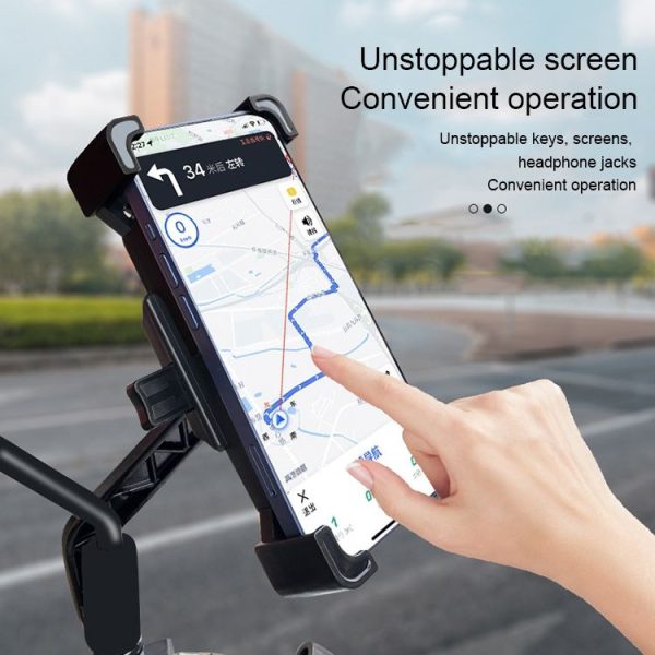 Mobile Phone Holder Navigation Bicycle Holder, Handlebar Model - Image 3