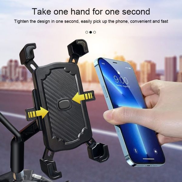 Mobile Phone Holder Navigation Bicycle Holder, Handlebar Model - Image 4