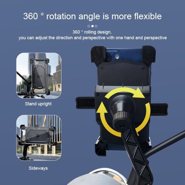 Mobile Phone Holder Navigation Bicycle Holder, Handlebar Model - Image 5