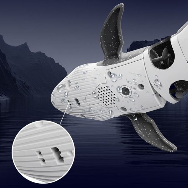 LS-XDU / RC B4 Remote Control Whale Toy Can Dive And Spray Water (Royal Blue) - Image 7