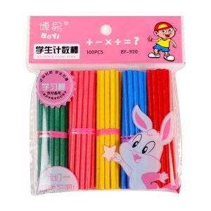 Counting Sticks Counter Teaching Aids Kindergarten Puzzle Wooden Colorful Counting Sticks