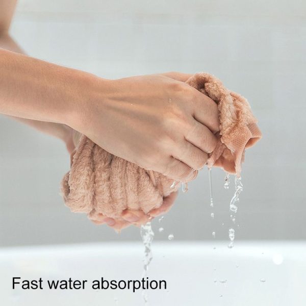 Sanli Thickened Pure Cotton Absorbent Towel 74 x 34cm (Green) - Image 4