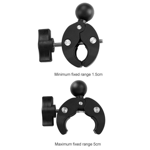 Motorcycle Dual-heads Crabs Clamps Handlebar Fixed Mount, Length: 18cm - Image 5