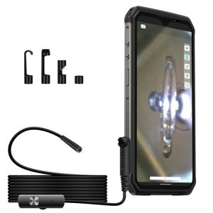 Ulefone Endoscope E1 IP67 Waterproof 3 in 1 Endoscope for Ulefone Power Armor 21 / 19 / 18T / 16 Pro / 13 / Armor Pad (Black)